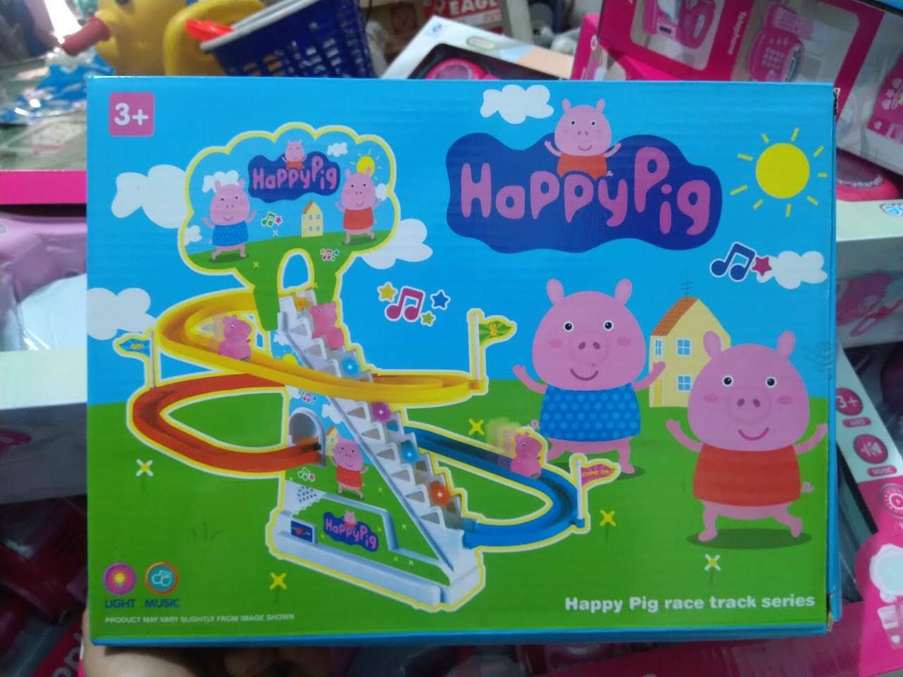 Đồ chơi heo peppa leo thang loại lớn