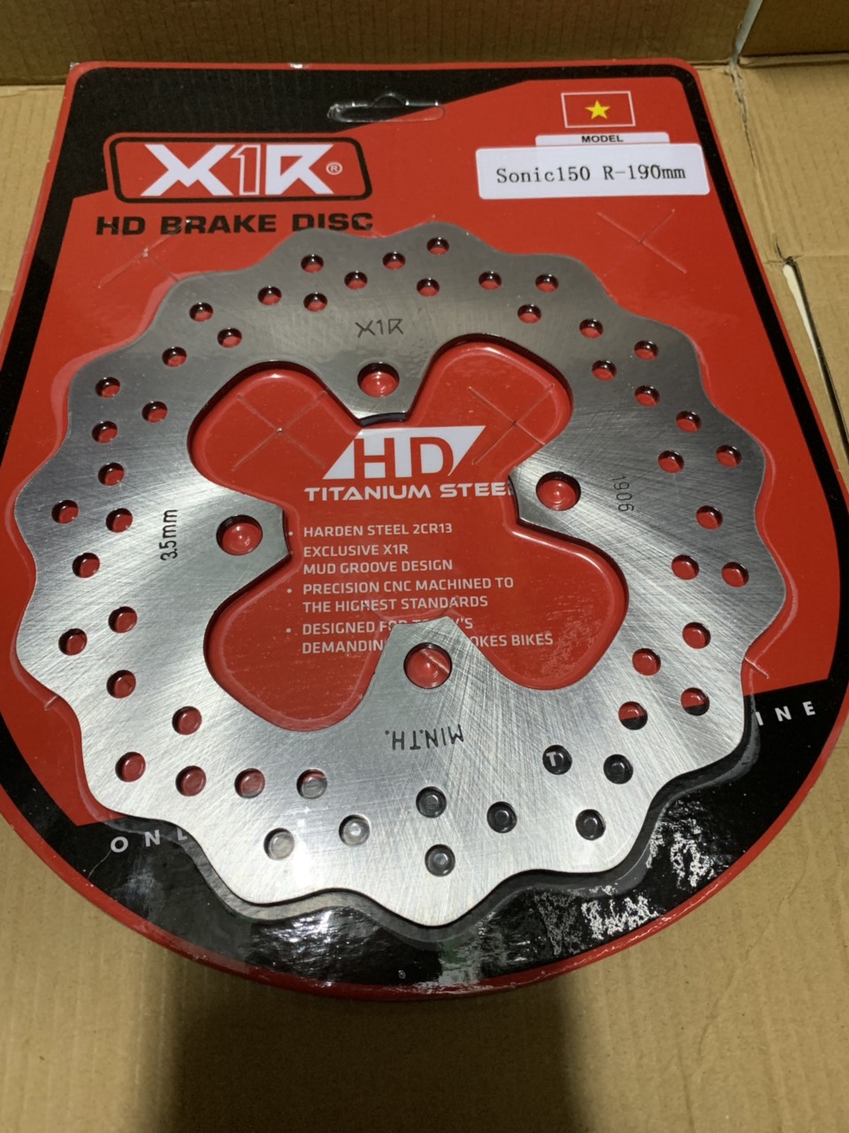 dĩa thắng sau sonic hiệu X1R