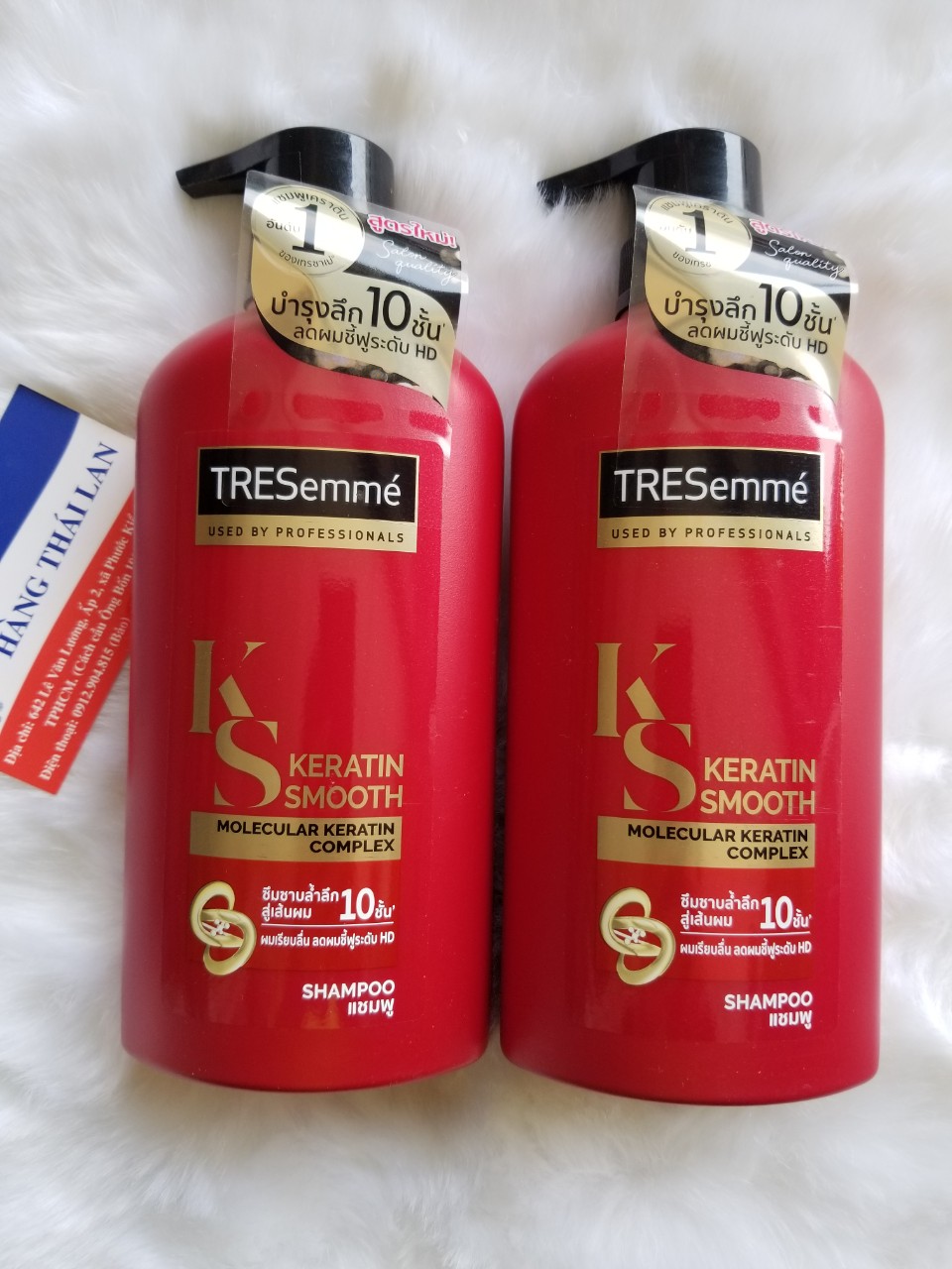 [HCM]Dầu gội Tresemme Keratin Smooth 370ml Thái Lan - (Tresemme Thái Lan màu đỏ suôn mềm mượt)