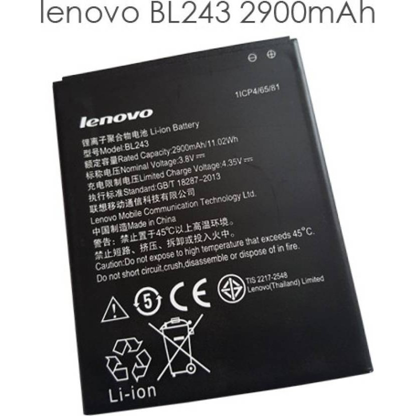 Pin lenovo A7000 / A7000 plus (BL-243) bảo hành đổi mới