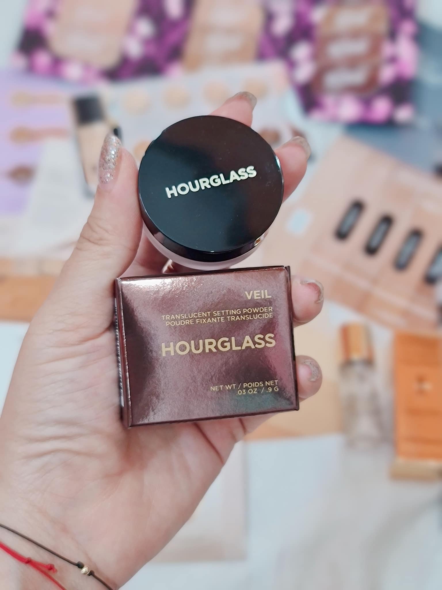 Size mini 0.9g - phấn phủ bột hourglass veil translucent setting powder mini chính hãng - 9614