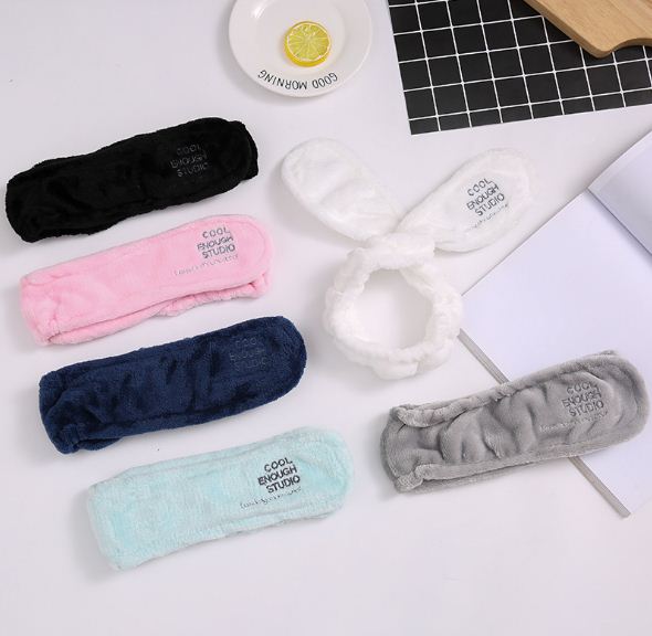 Băng đô cài tóc rửa mặt make up cực xinh (trắng)