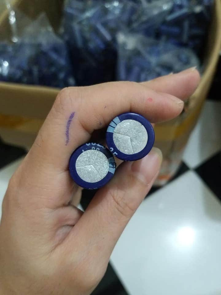 Combo 10 TỤ 6700UF 35V LBG THÁO MÁY