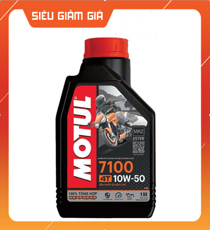[HCM]Dầu nhớt tổng hợp 100% motul 7100 - 1L chai nguyên siu