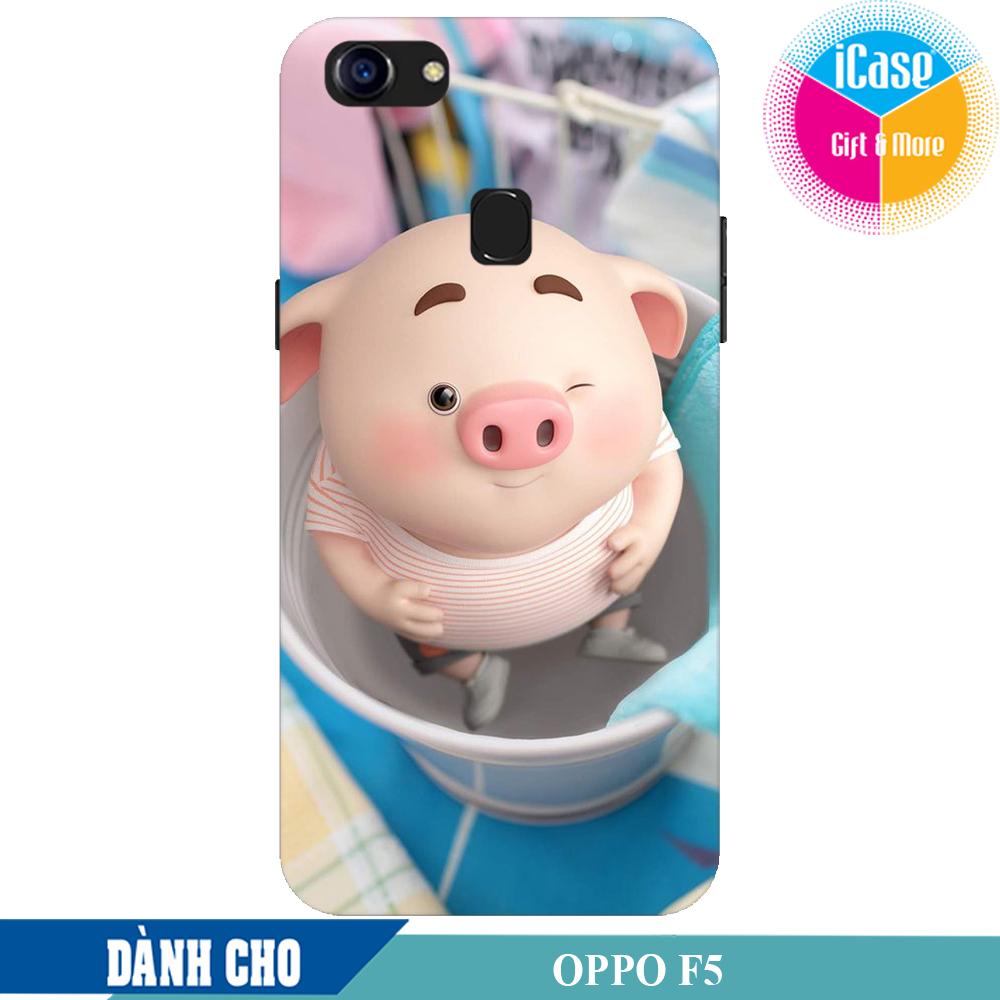 Case for oppo f5 heo con lông vũ