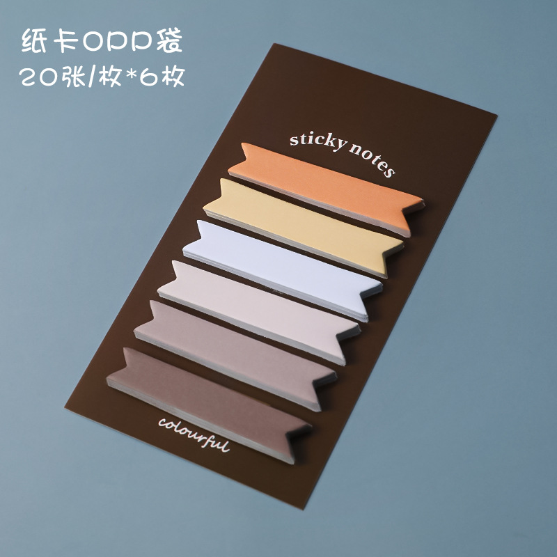 Giấy note ghi chú sticky note 4 màu 120 tờ h203