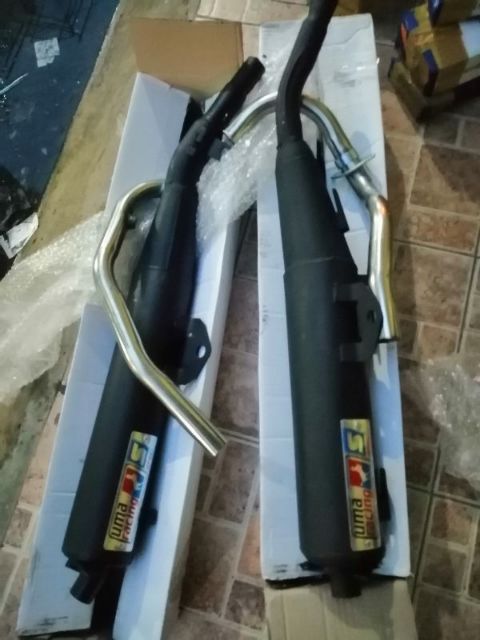 pô xe máy uma exciter 150 (pô móc sài gòn) Có Video