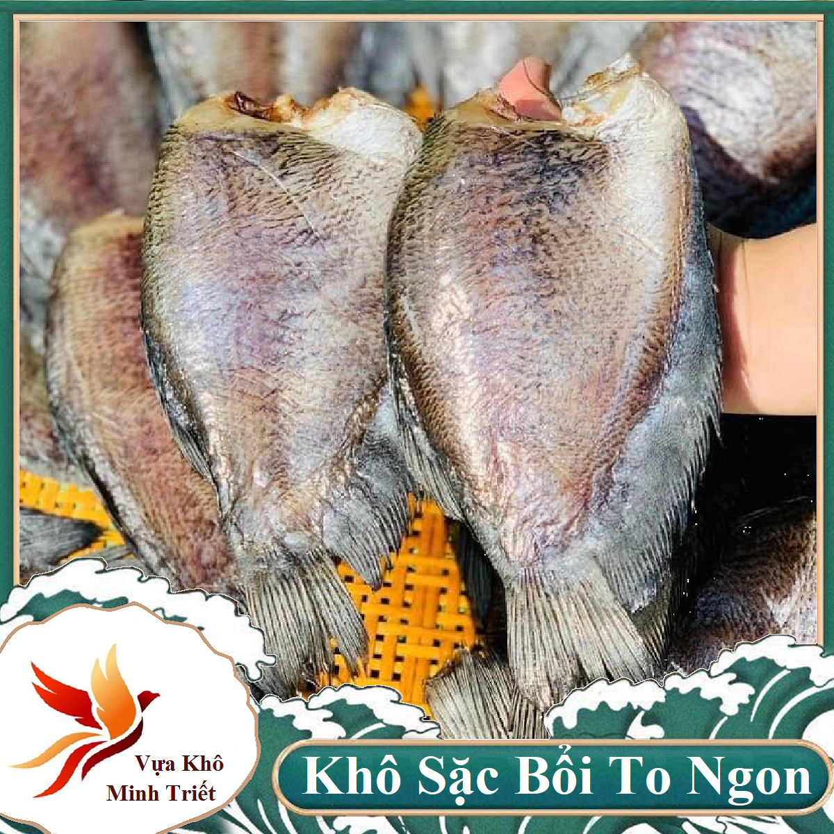 KHÔ CÁ SẠC KHÔNG ĐẦU LOẠI 1 (8-9 CON /KG) 1KG -VỰA KHÔ MINH TRIẾT
