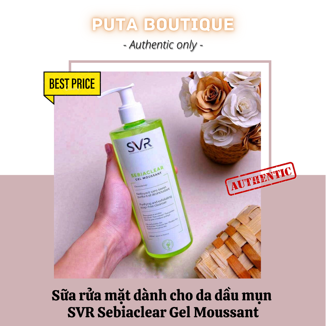 Sữa rửa mặt dành cho da dầu mụn SVR