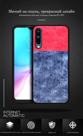 Xiaomi Mi CC9 ốp lưng vân da bò thời trang chất đẹp