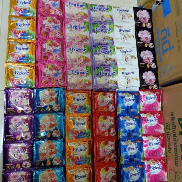 [HCM]Combo 10 Dây Nước Xả Vải Hygiene Thái Lan (Trộn Màu)