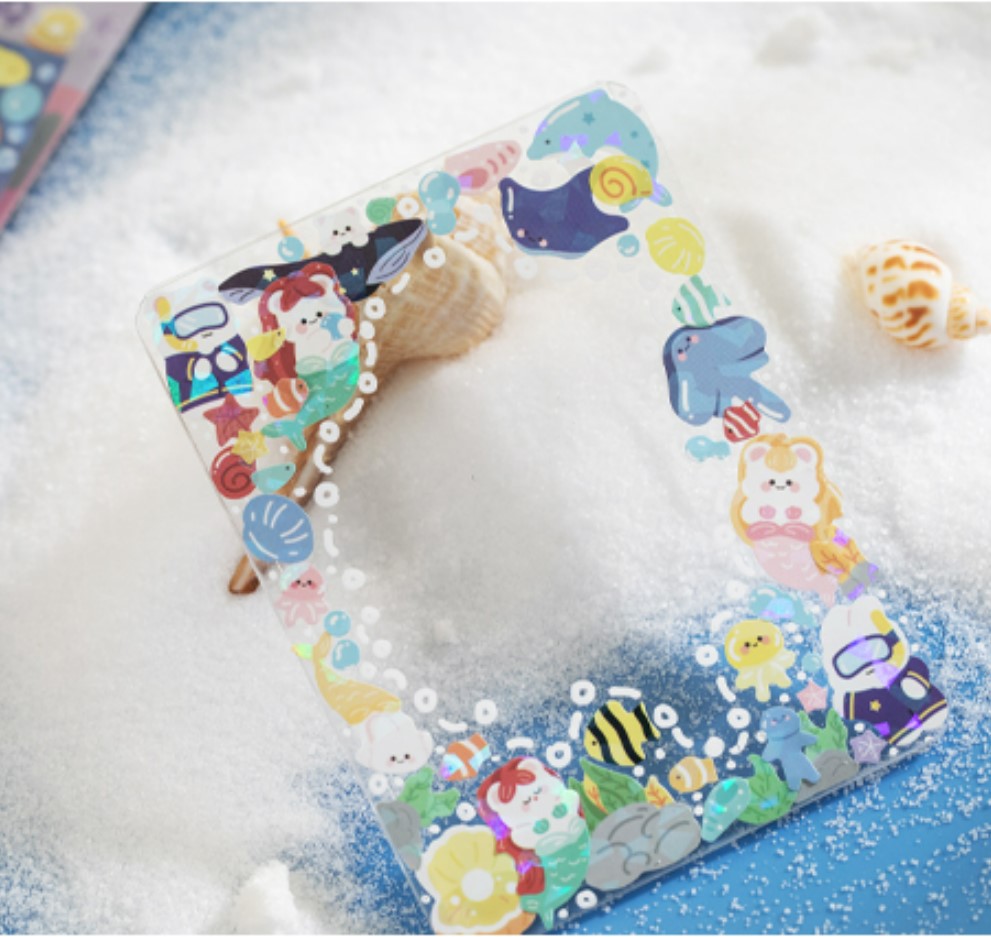 Set 2 tấm sticker thỏ gấu dễ thương Maggie's impression | BSB291