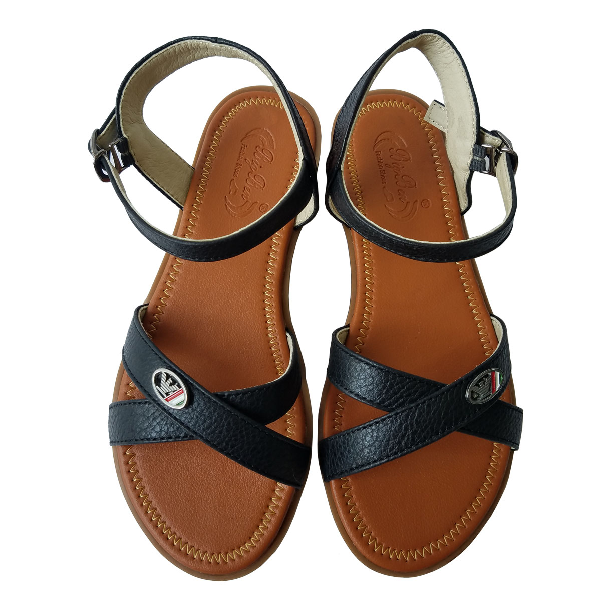 Giày Sandal Nữ Da Bò Thật BIGBEN Cao Cấp SDN88