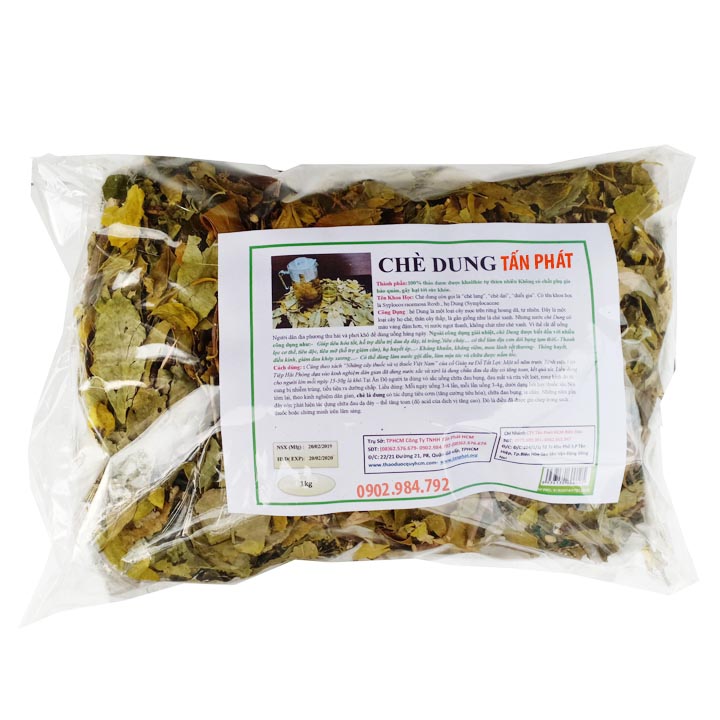 Chè dung khô 500g Tấn Phát, Chè lá dung khô