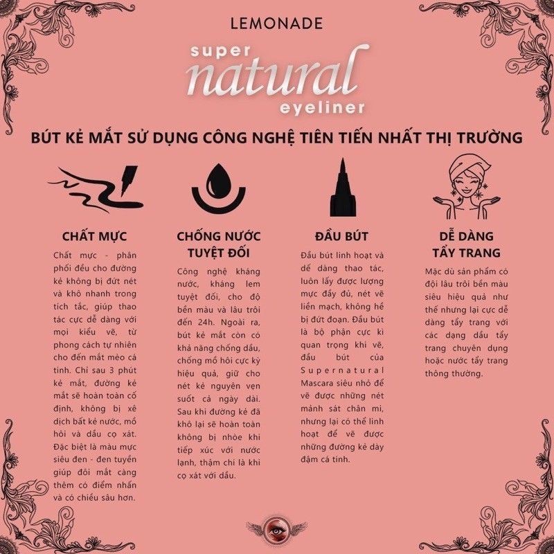 Bút Kẻ Mắt Nước Eyeliner Supernatural Lemonade 1Ml