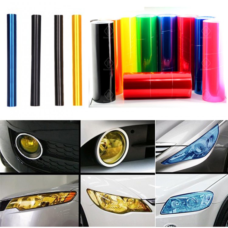 Phim dán chóa đèn xe giúp thay đổi màu sắc (màu thường)