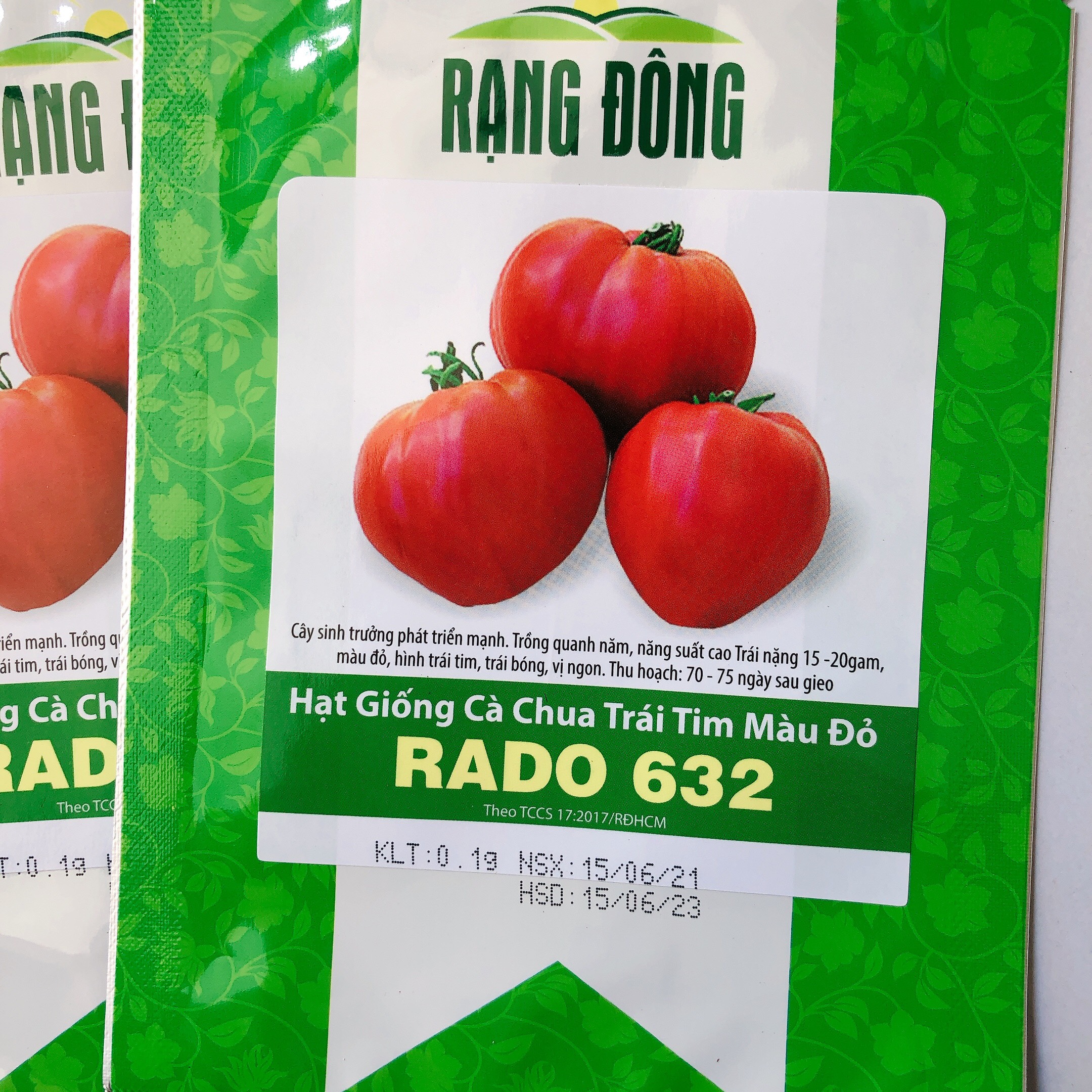 [HCM]Hạt giống Cà chua trái tim đỏ Rado 632 RD gói 0.1gr