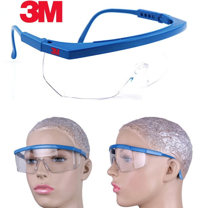 Kính bảo vệ 3M 1711 cao cấp hãng 3M, chống bụi, chống giọt bắn, ngăn dịch chứa virus bay vào vùng mắt, chống trầy xước, ngoài trời kính trong suốt, chất liệu tốt không làm mờ, ảnh hưởng mắt như một số loại kính khác