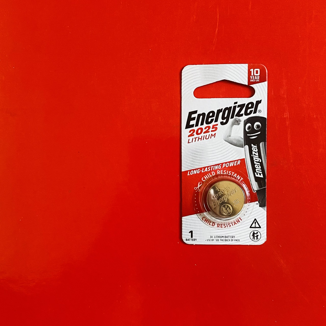 Pin 3V Lithium CR2025 Energizer vỉ 1 viên