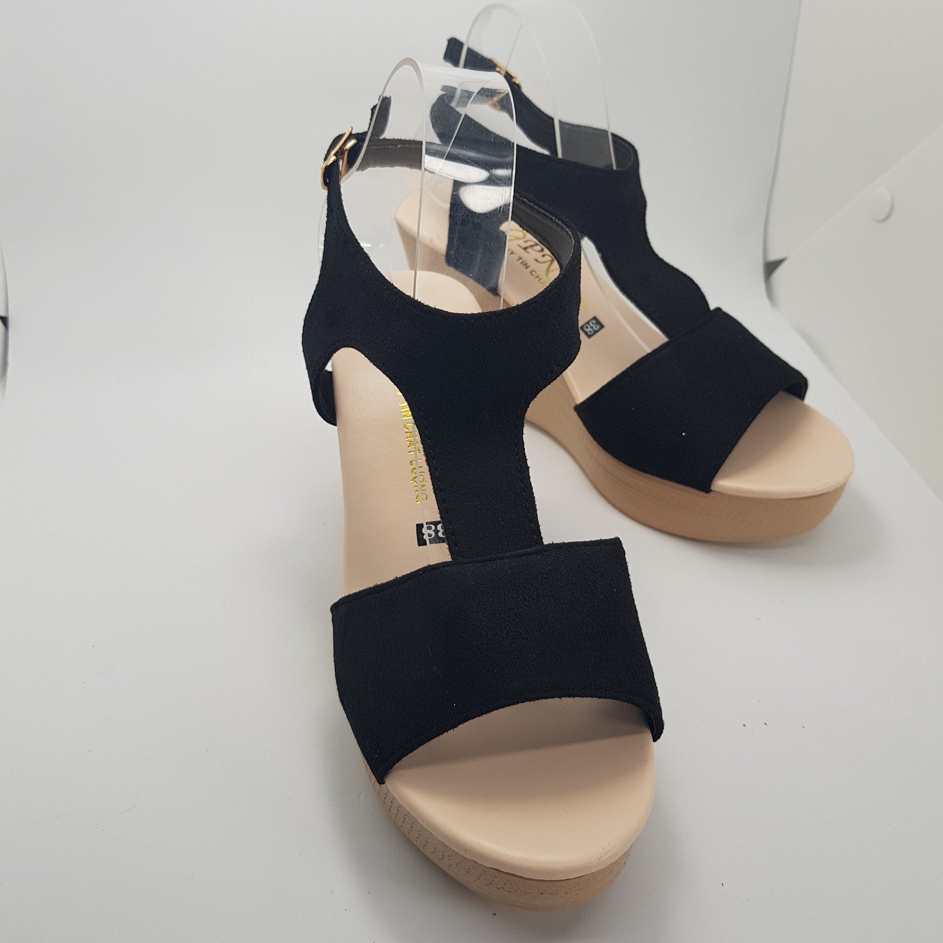 Sandal Đế Xuồng 9cm Chữ T