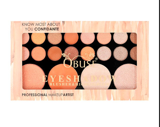 PHẤN MẮT ĐA NĂNG OBUSE 16 ô Phấn Mắt, 4 ô màu má highlight