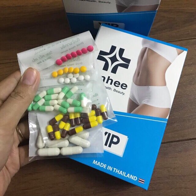 Giảm cân vip 8 yanhee thái lan 1 tuần ( tặng kèm 1 tuần detox thải mỡ  )