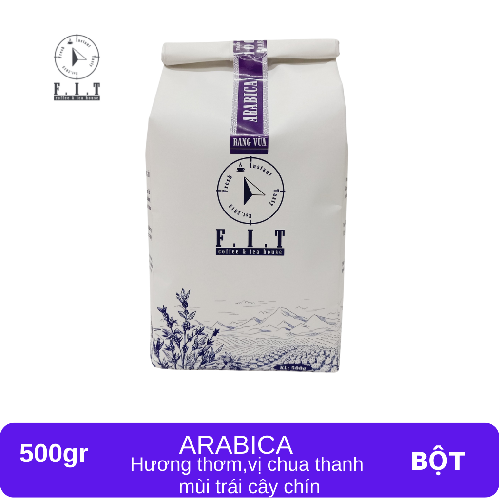 Cà Phê Nguyên Chất Pha Phin Fit Coffee - ARABICA Dạng Bột