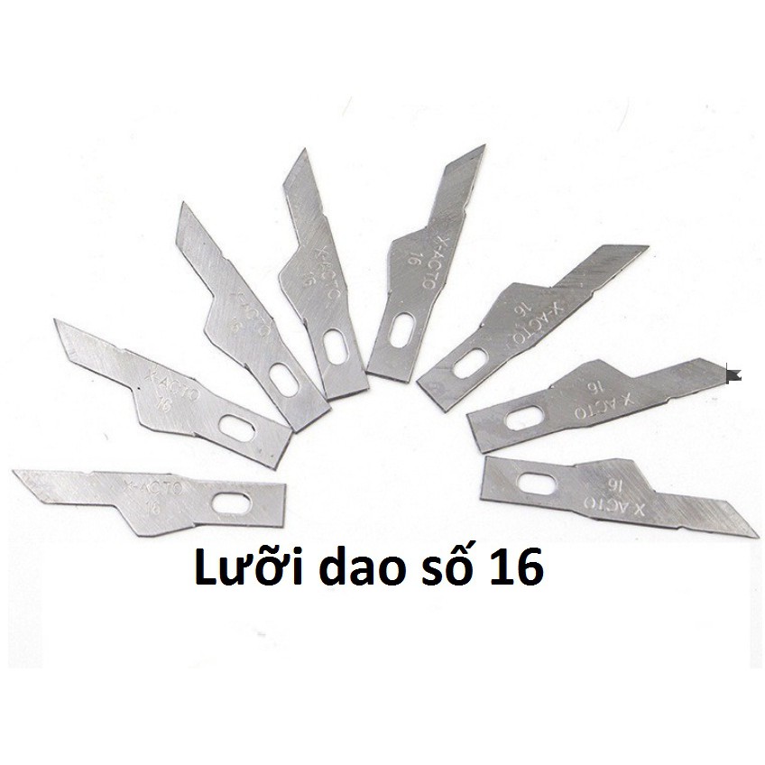 Combo 5 túi dao mổ số 16