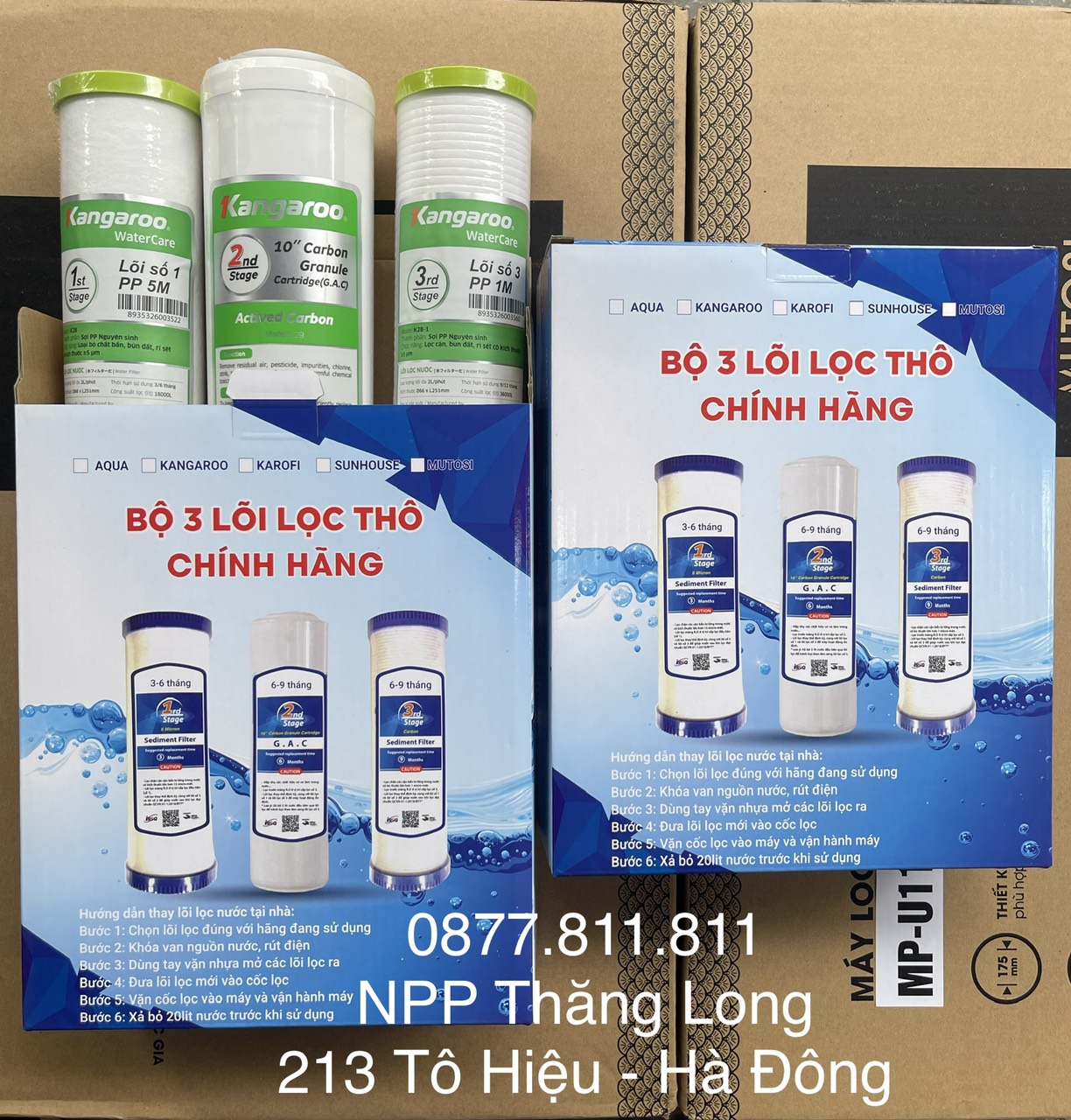Lõi lọc thô Kangaroo - CHÍNH HÃNG