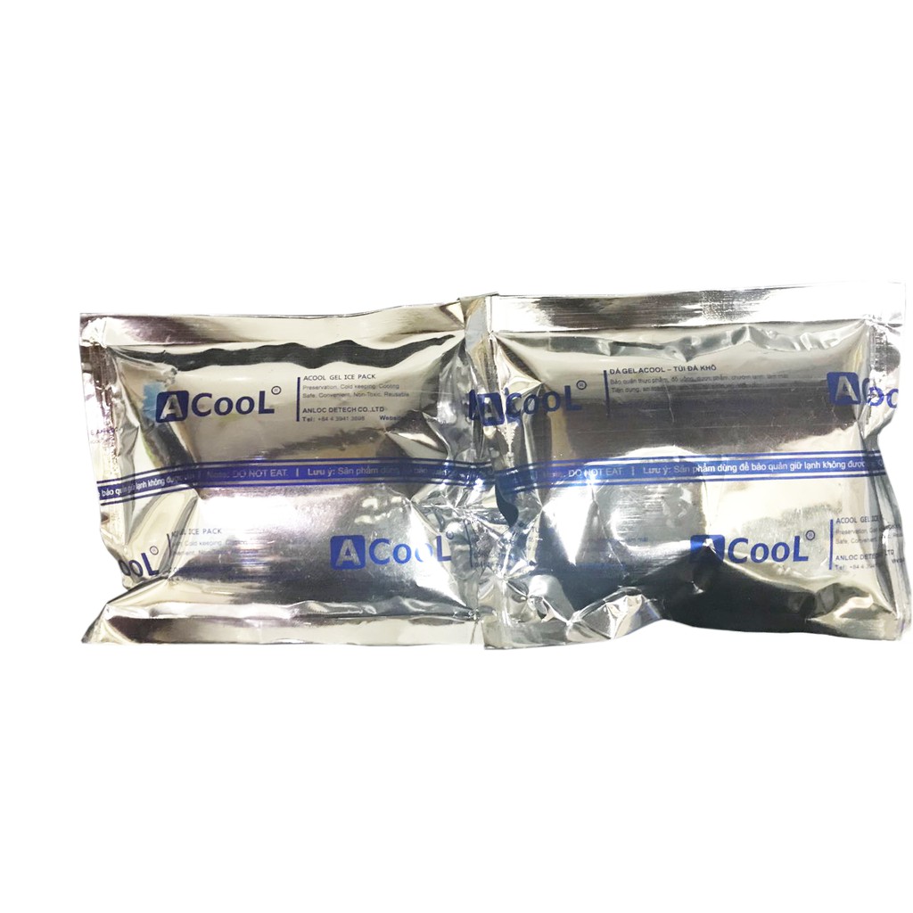 Set 3 Đá khô giữ lạnh dạng túi gel Acool 350g