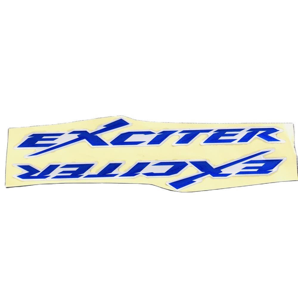 Bộ tem chữ nỗi phũ nhựa dán hông sườn xe máy EXCITER (màu xanh dương)