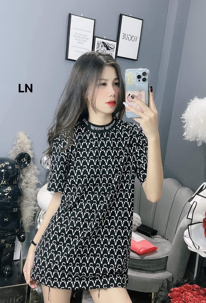 Áo phông siêu hót m.k.c chất cotton mềm mátfom thụng.