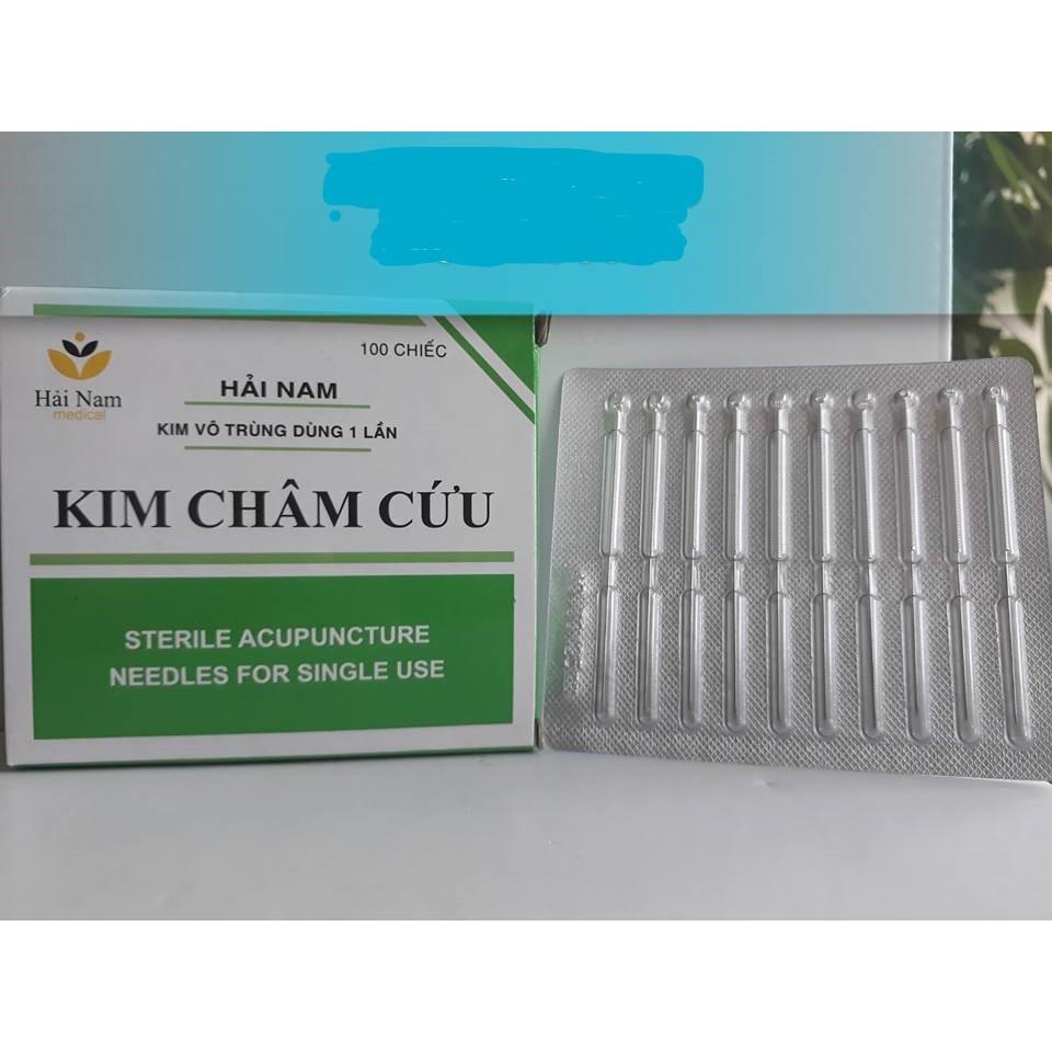 Kim châm cứu vỉ hải nam 0,3*40mm