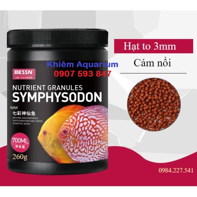 Thức ăn cá dĩa giúp cá dĩa lên màu BESSN 260gr