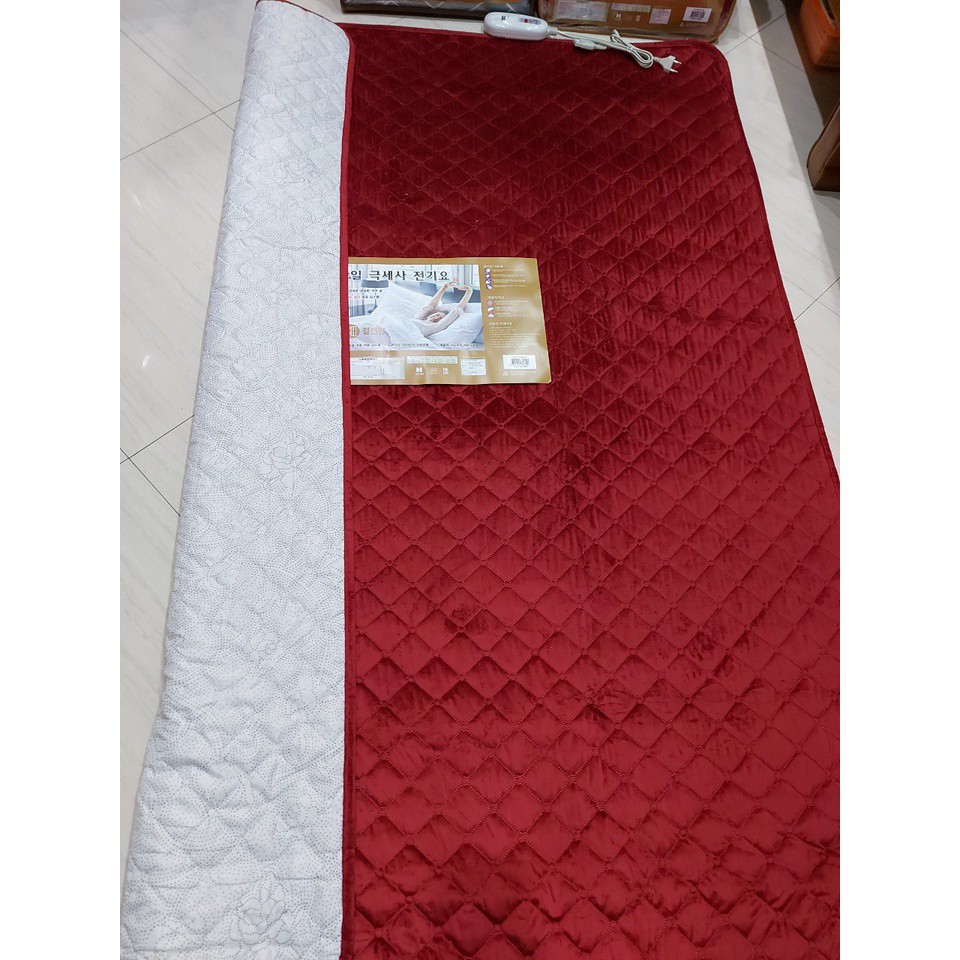 Chăn điện hanil chất liệu nhung hàn quốc