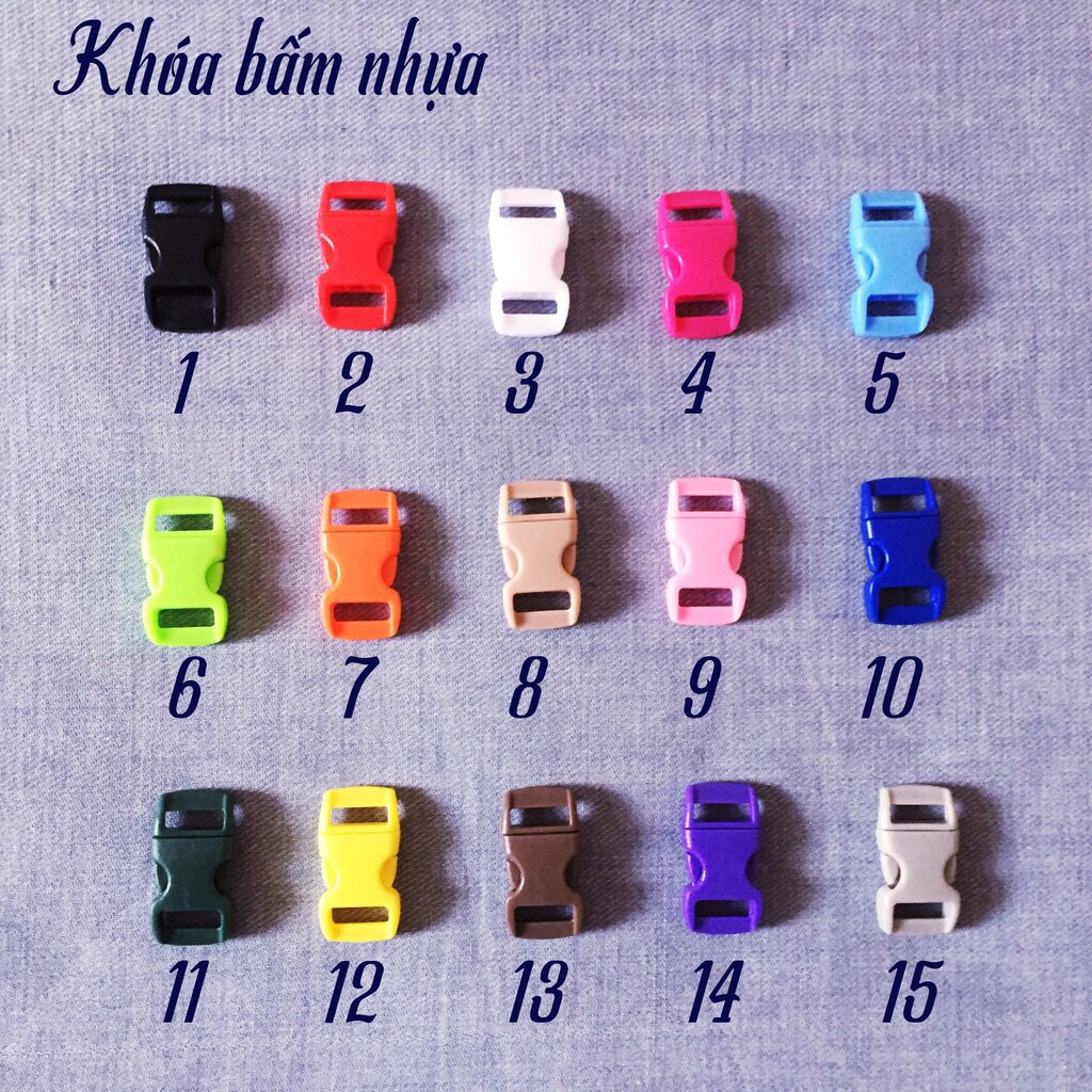 [HCM]2 Khoá Nhựa Làm Vòng Sinh Tồn ( 2 khoá)