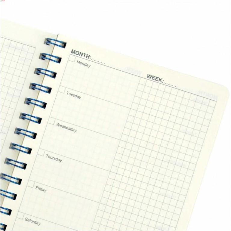 -Sổ kế hoạch (Planner) lò xo kép A5 72,4g/m2; MS: 945 [Klong]