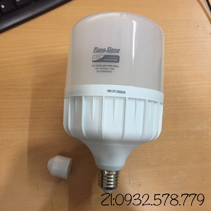 [HCM]BÓNG ĐÈN LED BÚP TRỤ 40W RẠNG ĐÔNG Model: LED TR100-40W