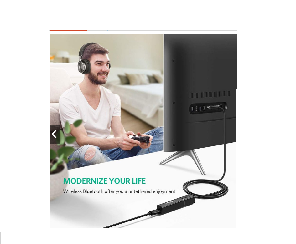 Bộ Phát Âm Thanh Bluetooth 5.0 qua Cổng 3.5mm Ugreen 40761 (Dùng Cho TIVI, PC, Laptop, Tivi Box) Chính Hãng