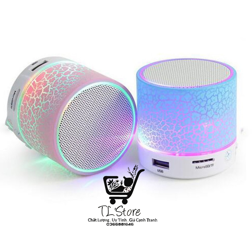 [HCM]Loa mini bluetooth có đèn led nháy theo nhạc