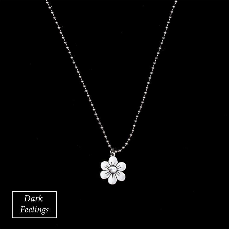 Dây Chuyền Bông Hoa Phong Cách Ulzzang Cá Tính
