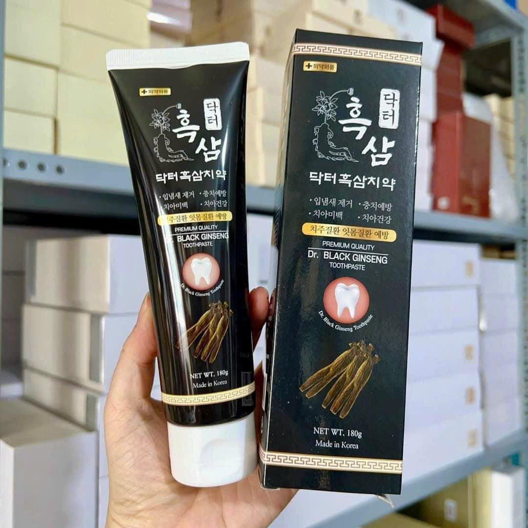 Kem Đánh Răng Hắc Sâm Hàn Quốc 180g