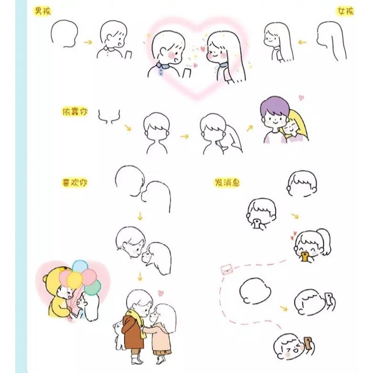(Sẵn) Dạy vẽ chibi đơn giản đáng yêu dành cho người mới bắt đầu