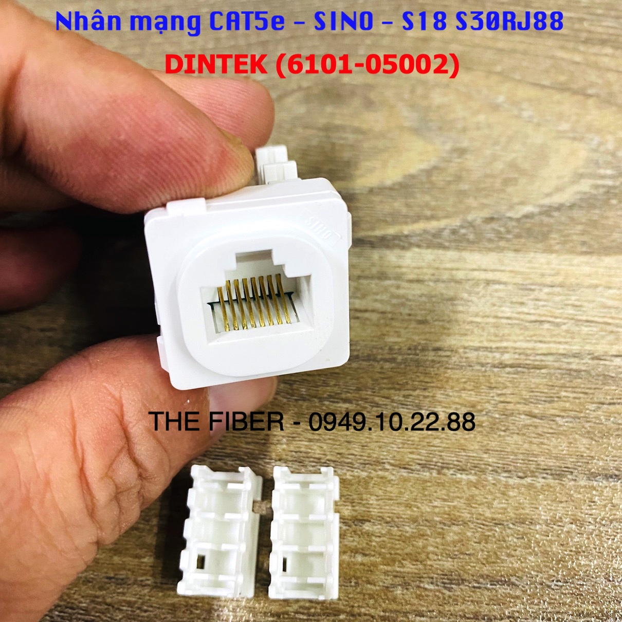 Hạt ổ cắm mạng CAT5e SINO Vanlock S30RJ88