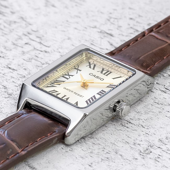Đồng hồ nữ dây da Casio Anh Khuê LTP-V007L-9BUDF