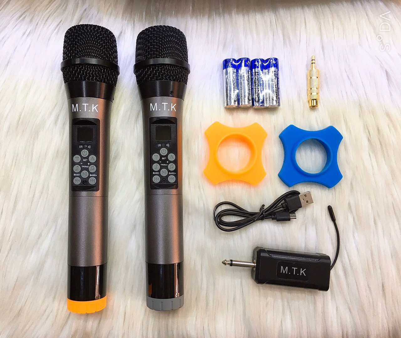 Bộ 2 micro đa năng karaoke không dây MTK 1A