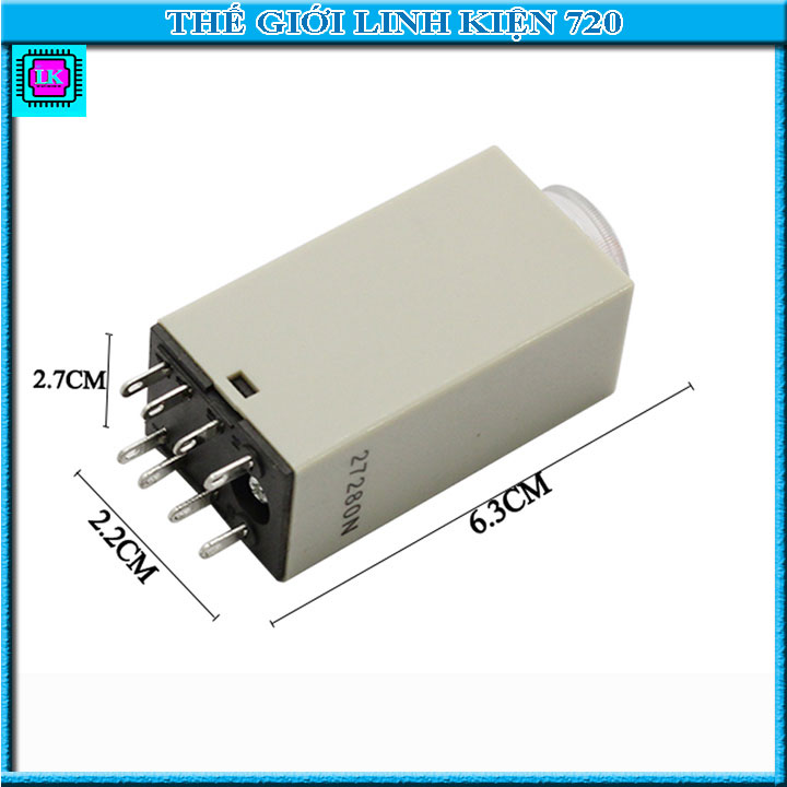 Relay thời gian Timer Omron H3Y-2 8P 12v