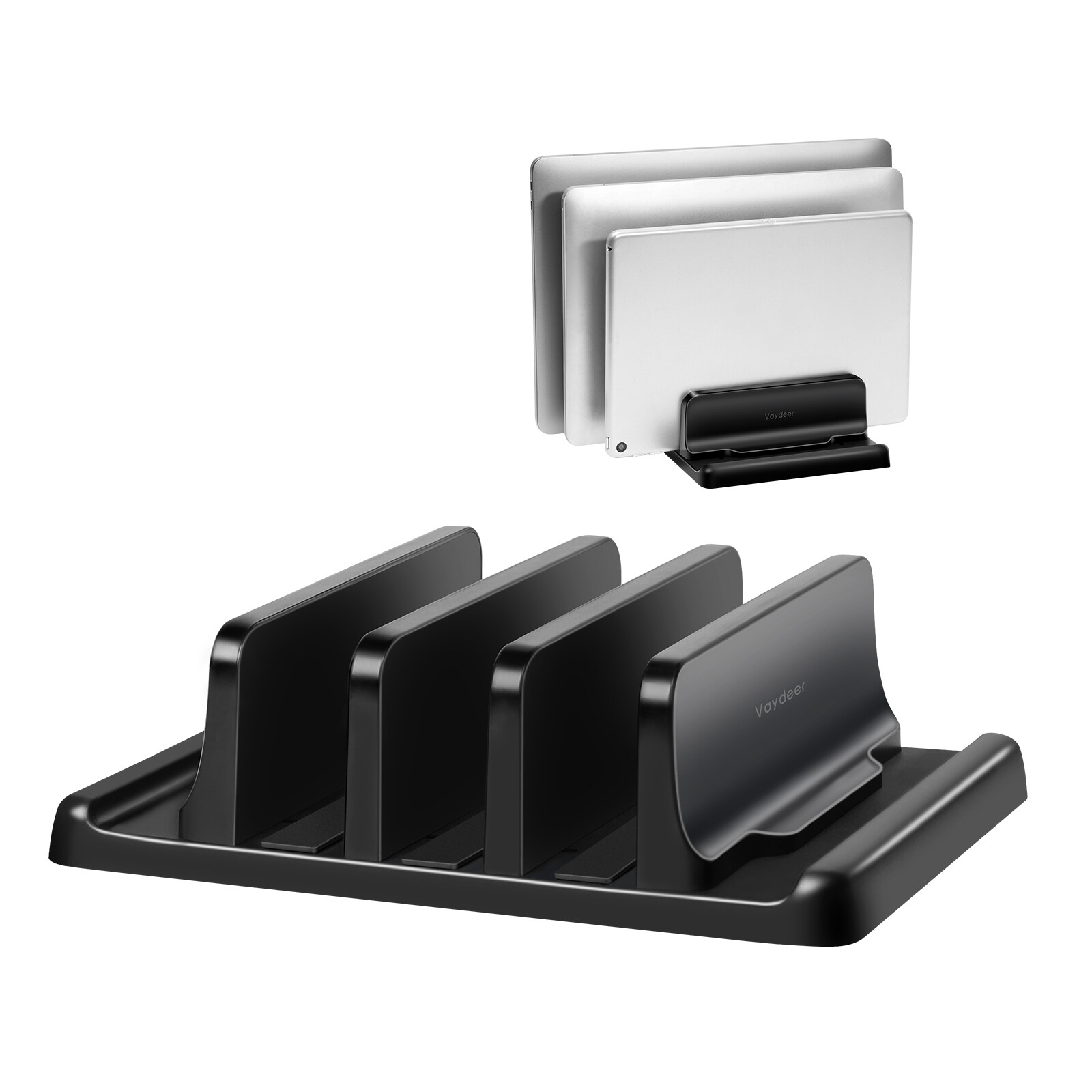 Vertical Laptop Stand Holder Adjustable Desktop ABS for Notebook,for Dock 3-in-1 Space-Saving,up to 17.3 inch