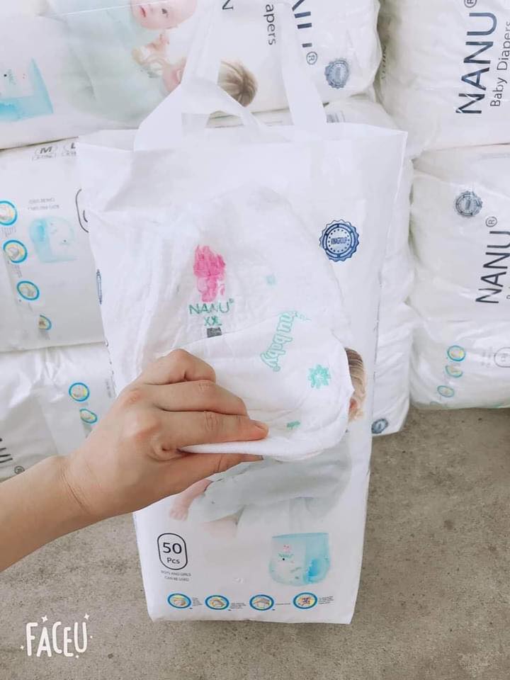 COMBO 50 TÃ QUẦN NANU CAO CẤP XUẤT NHẬT ( SIÊU TIẾT KIỆM CHO MẸ VÀ BÉ)