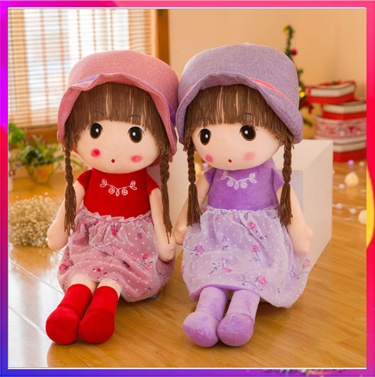 Búp bê váy hoa dẽ thương co bé gái 45cm